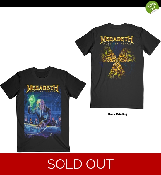 Megadeth - Rust In Peace 30th Anniv. T-Shirt